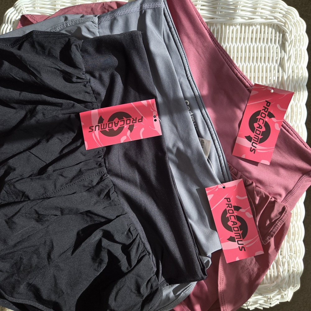 Women's Skirt Set - Black, Gray, Pink
